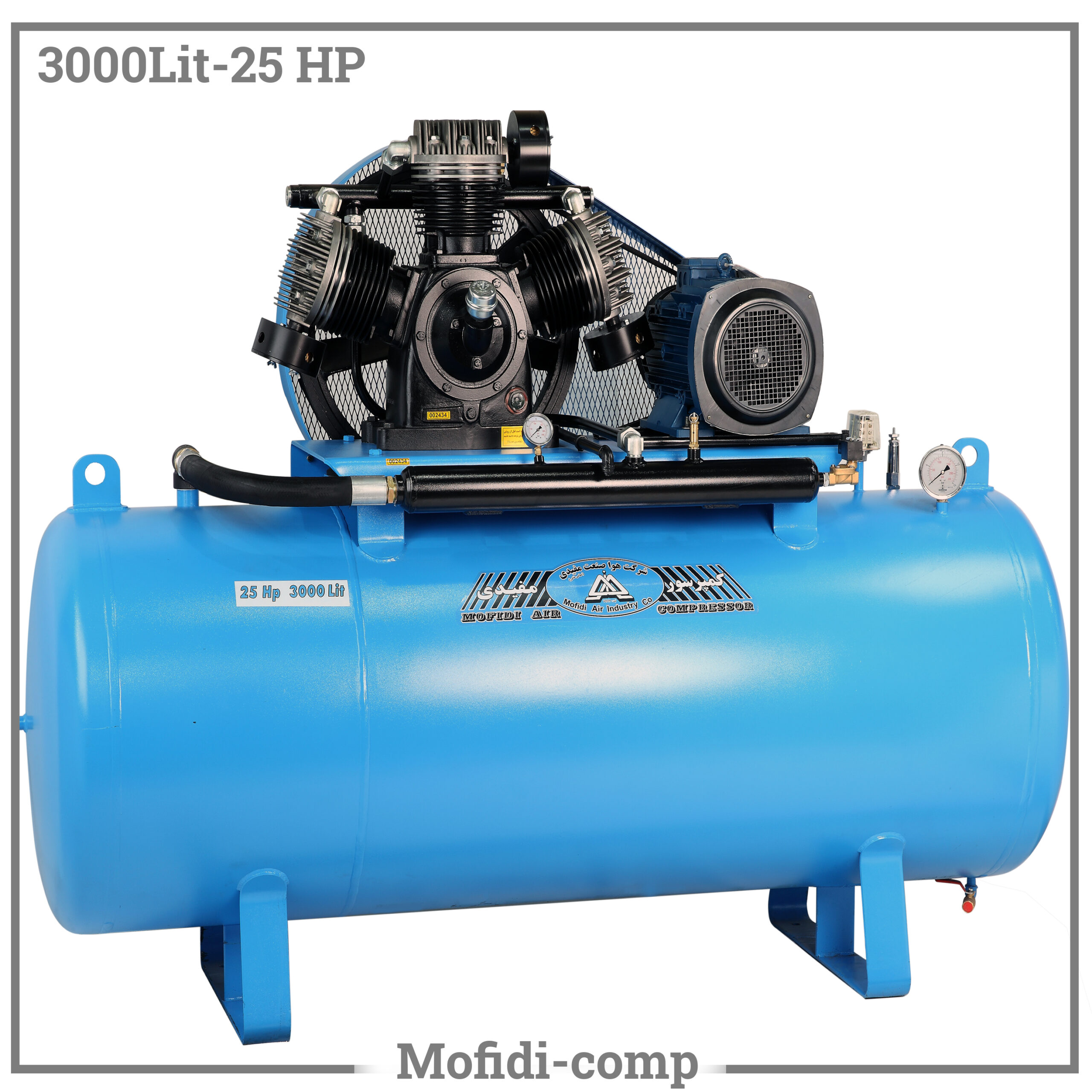 کمپرسور پیستونی مفیدی 3000 لیتری